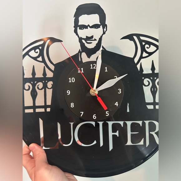 “Lucifer” Themed Analog Clock - Picture 4 of 6